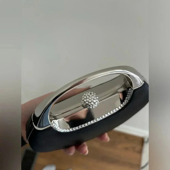 Vintage La Diva Hard Shell Mini Bag with Jeweled Trim - Picture 5 of 9